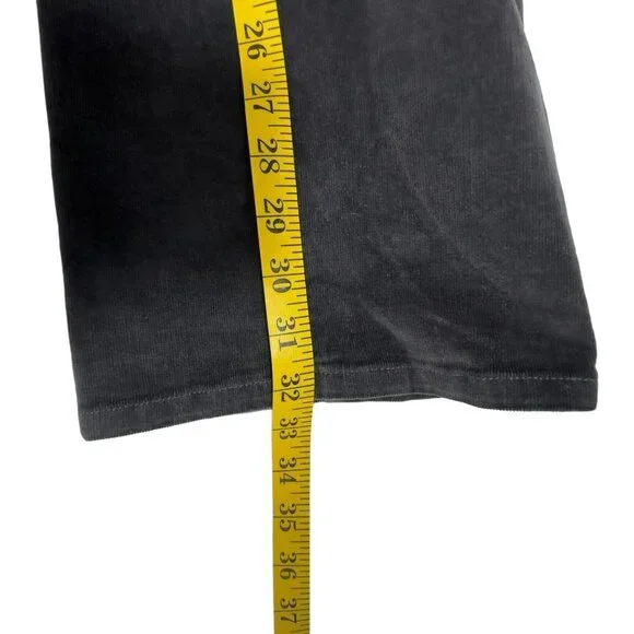 NYDJ Gray Straight Leg Lift Tuck Technology Corduroy Jeans (12) - Picture 8 of 14